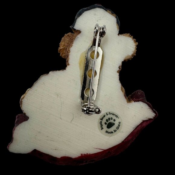 Boyds Bears & Friends Play Ball Baseball Bear Pin MLB Season Celebration Glove - Picture 3 of 7